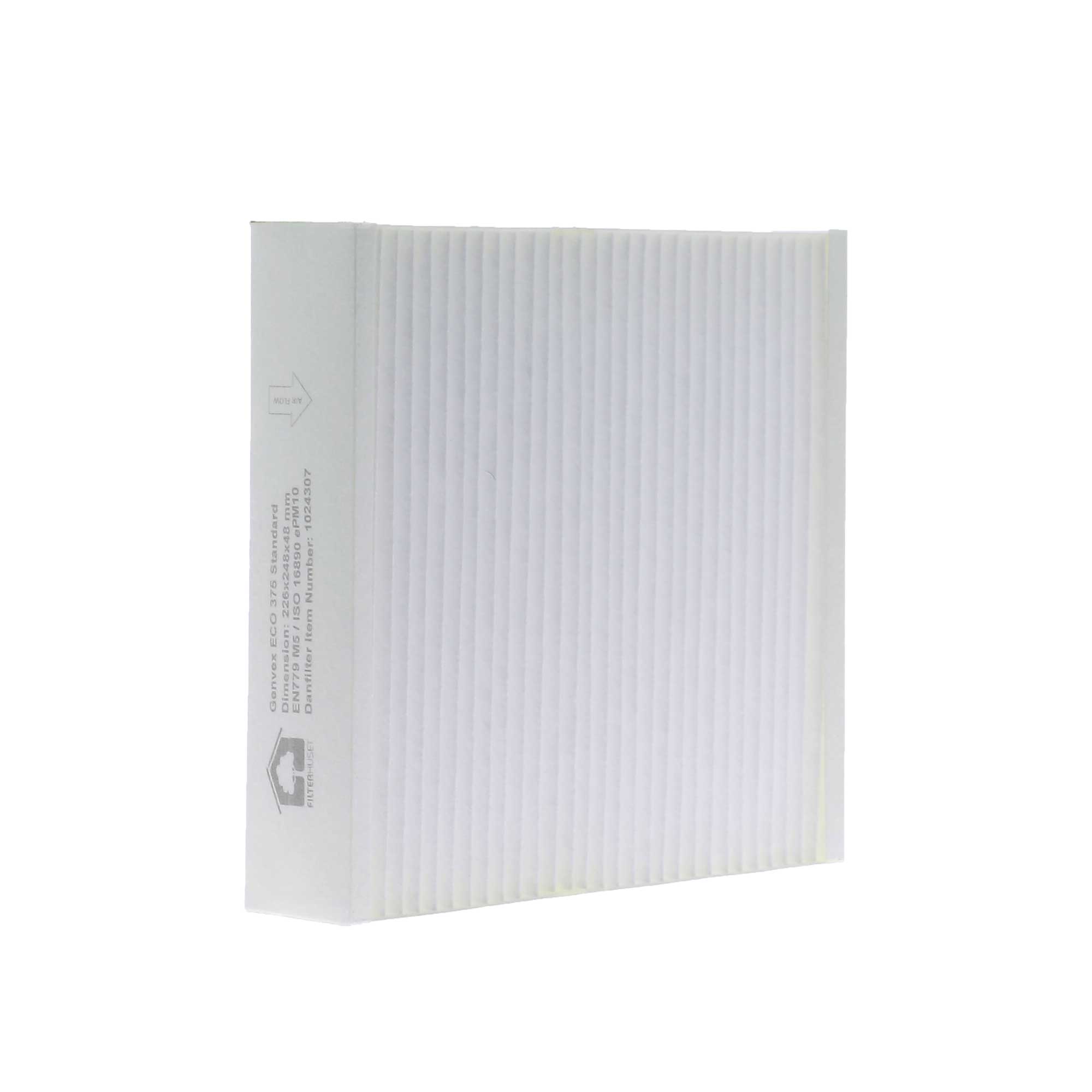 Genvex ECO 375 eller Nibe ERS S10-400 / ERS S10-500 Standardfilter