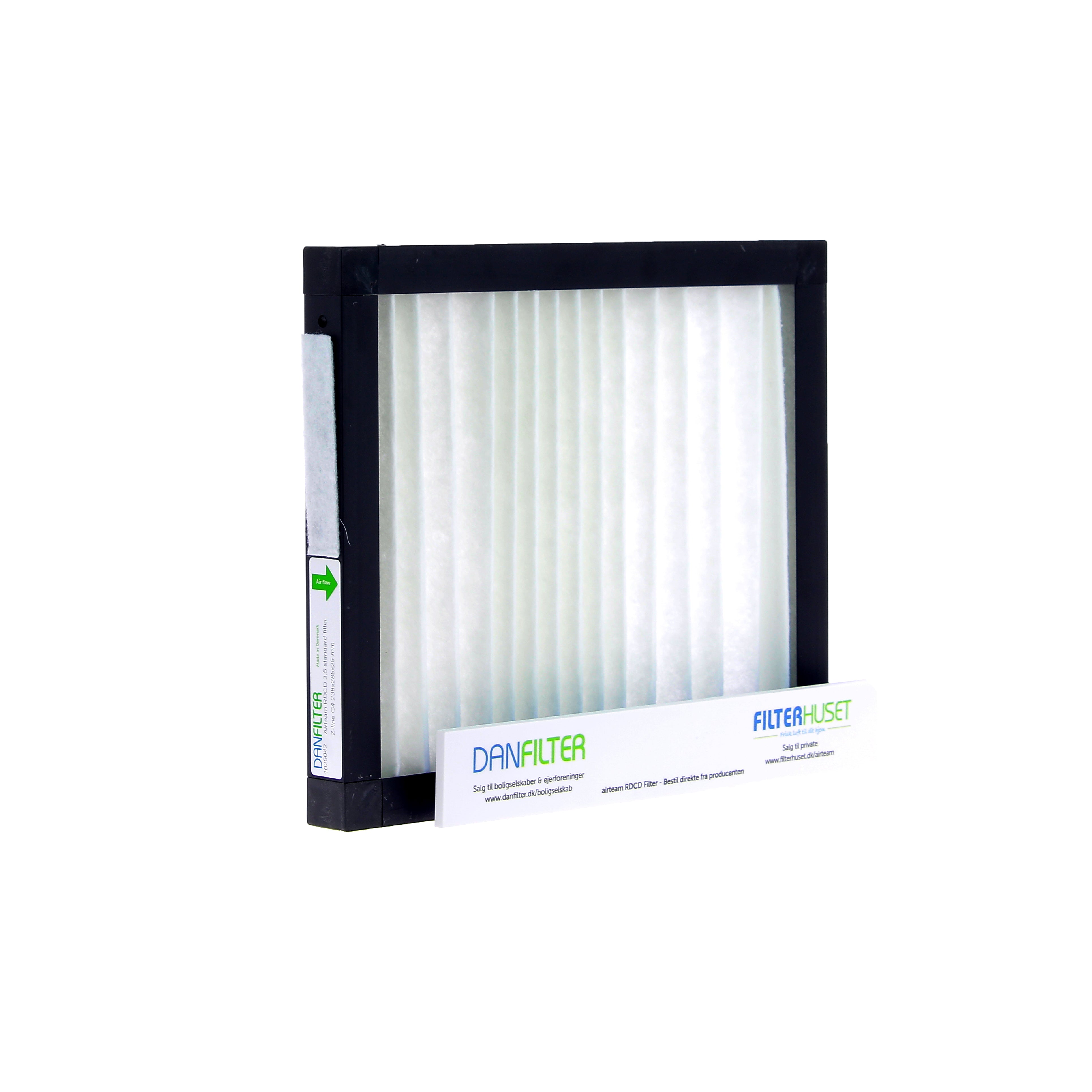 Standardfilter m. Front til Airteam RDCD 1,5