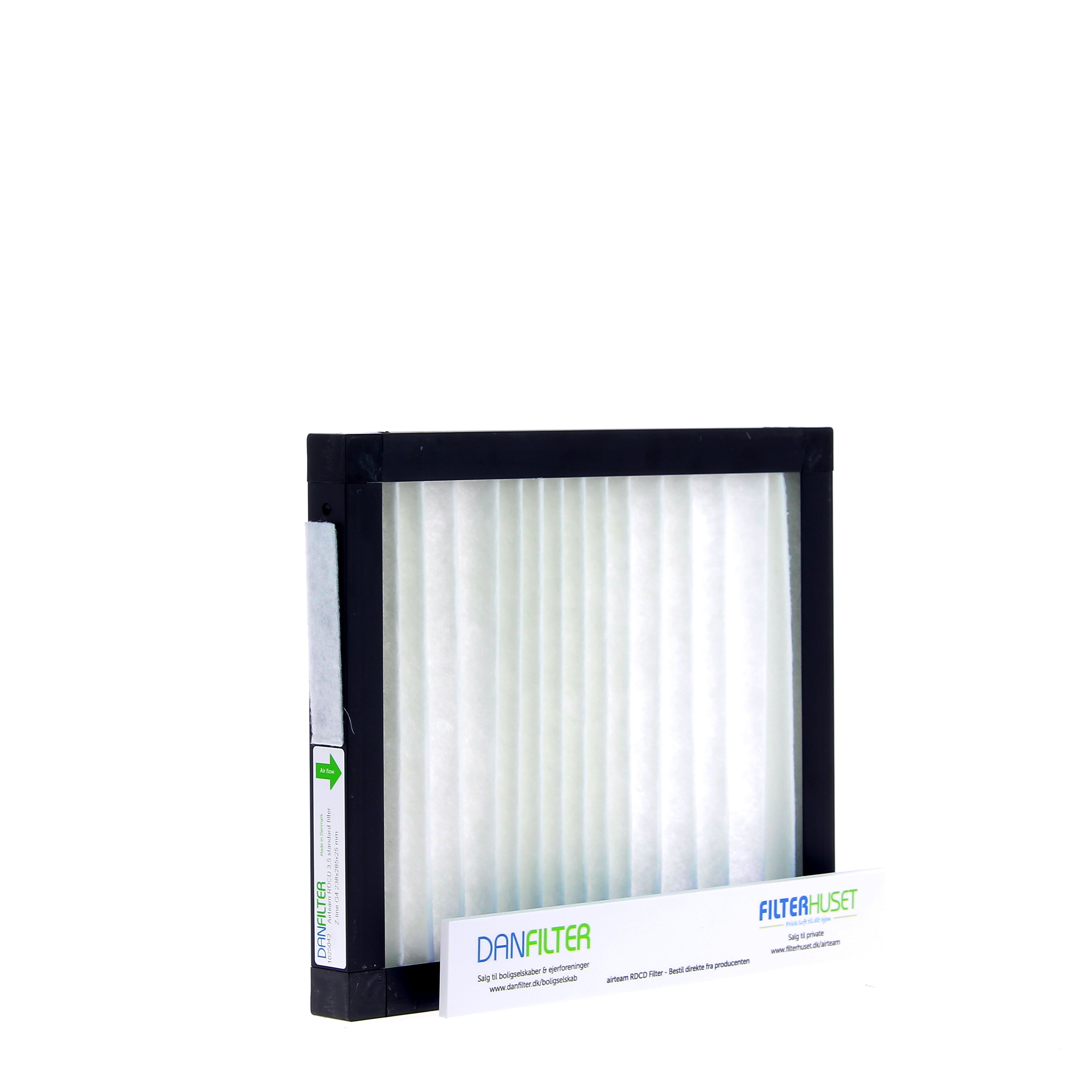 Standardfilter m. Front til Airteam RDCD 3,5