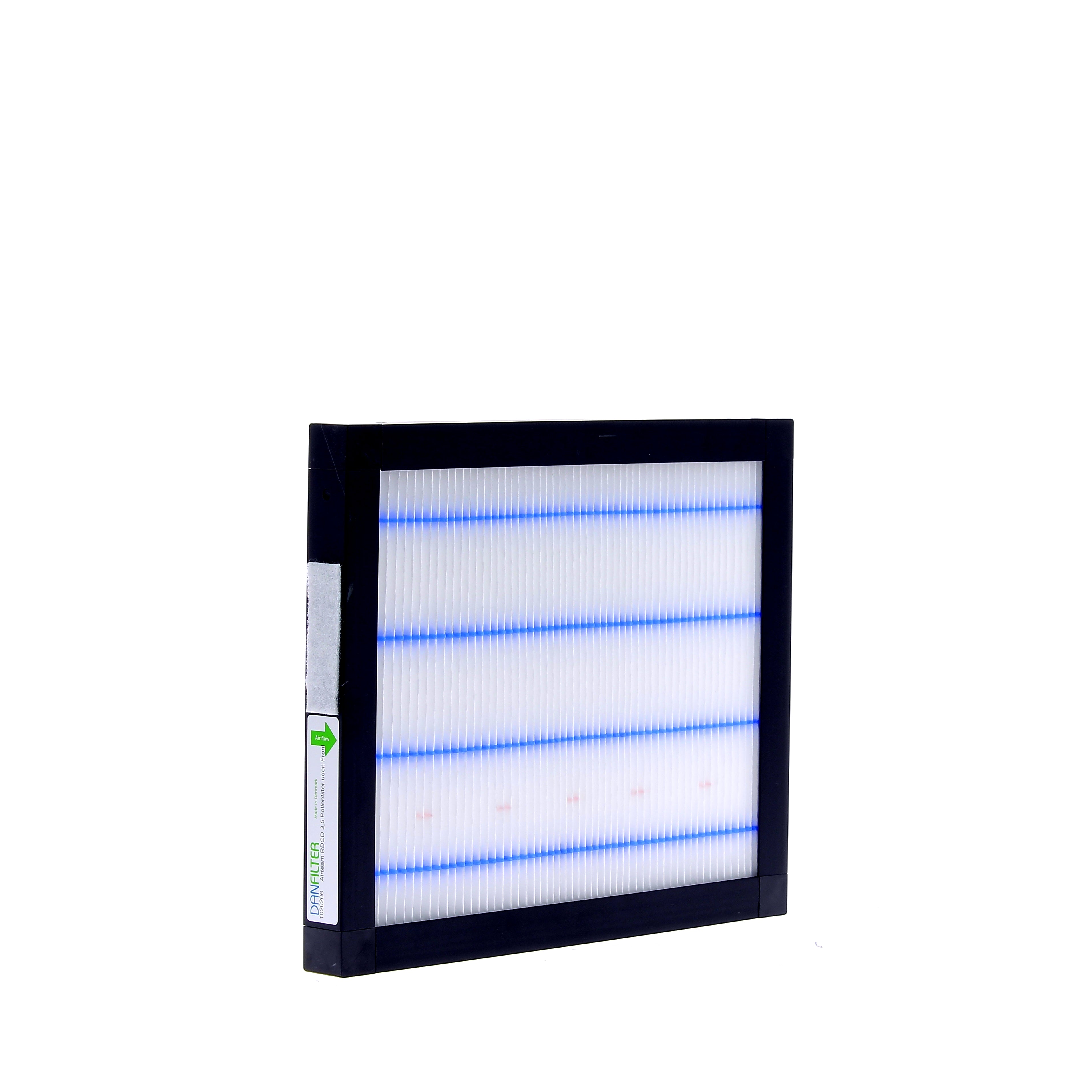 Pollenfilter u. Front til Airteam RDCD 3,5