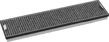 Emhætte kulfilter (Miele) 477x115x30 mm